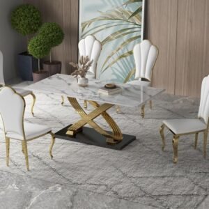Luxury Aylen Marble Dining Set