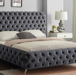Velvet Fabric Bed