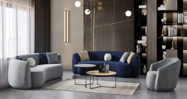 Modern Kenz 3-Piece Sofa Set – Stylish Comfort for Your Living Room - Image 2