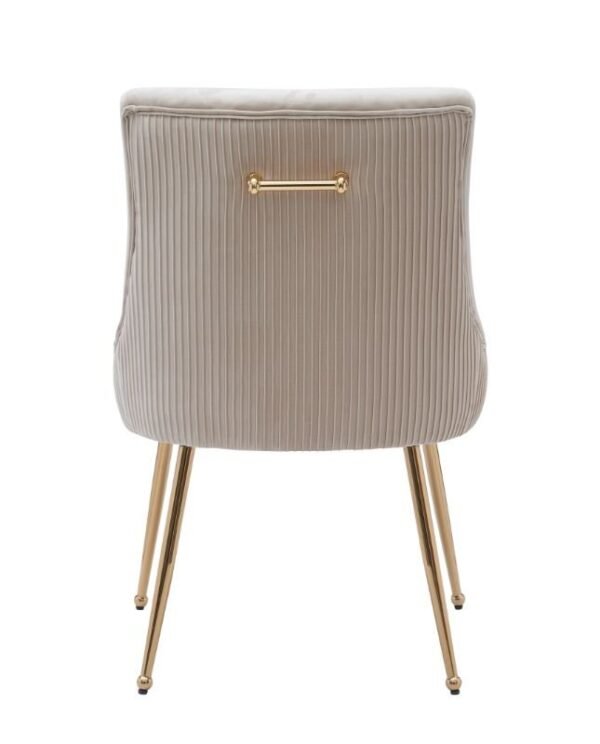 Nancy Beige/Gold Dinning Chiars