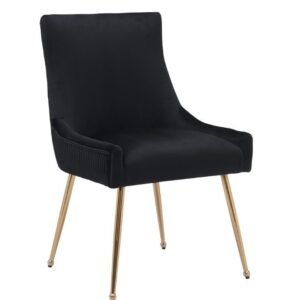 Nancy Black/Gold Dining Chair