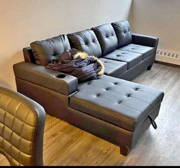 4 Seater Sectional leather Sofa Set