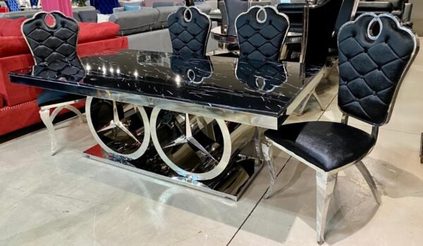 Modern Mercedes Design Dining Set - Image 2