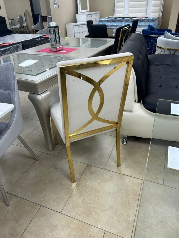 Gold Dining Chair – Luxurious and Modern Design - Image 2