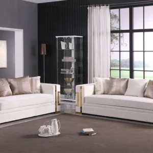 Modern Fabric Sofa Set - Lantern-Pink
