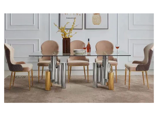 Modern Beige Dining Set -LS_A988