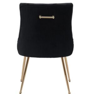 Nancy Black/Gold Dinning Chair