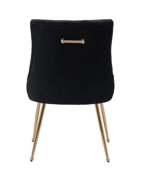 Nancy Black/Gold Dinning Chair