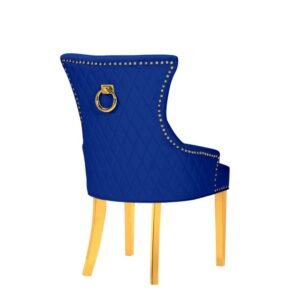 SHAWN Blue/Gold Dining Chair