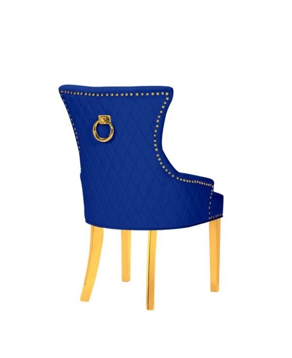 SHAWN Blue/Gold Dining Chair