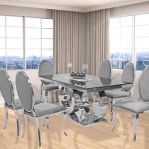 Monica Gracie Marble Dining Table