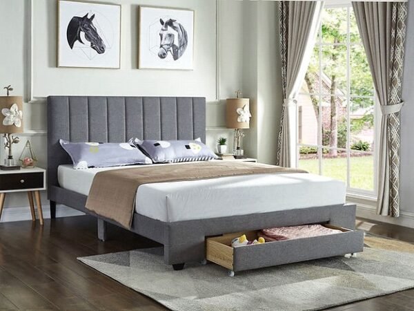 Grey Miami Storage Bed with Drawers