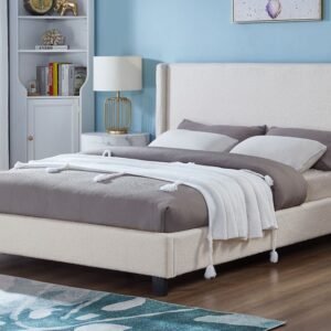 Cream Tilly Boucle Fabric Bed frame