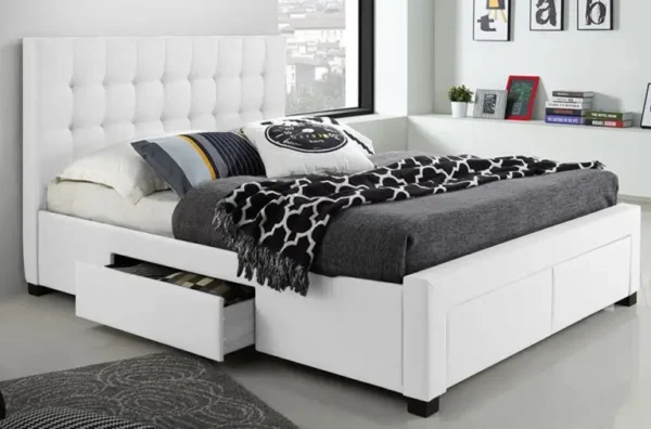 Bed Frame with Drawers