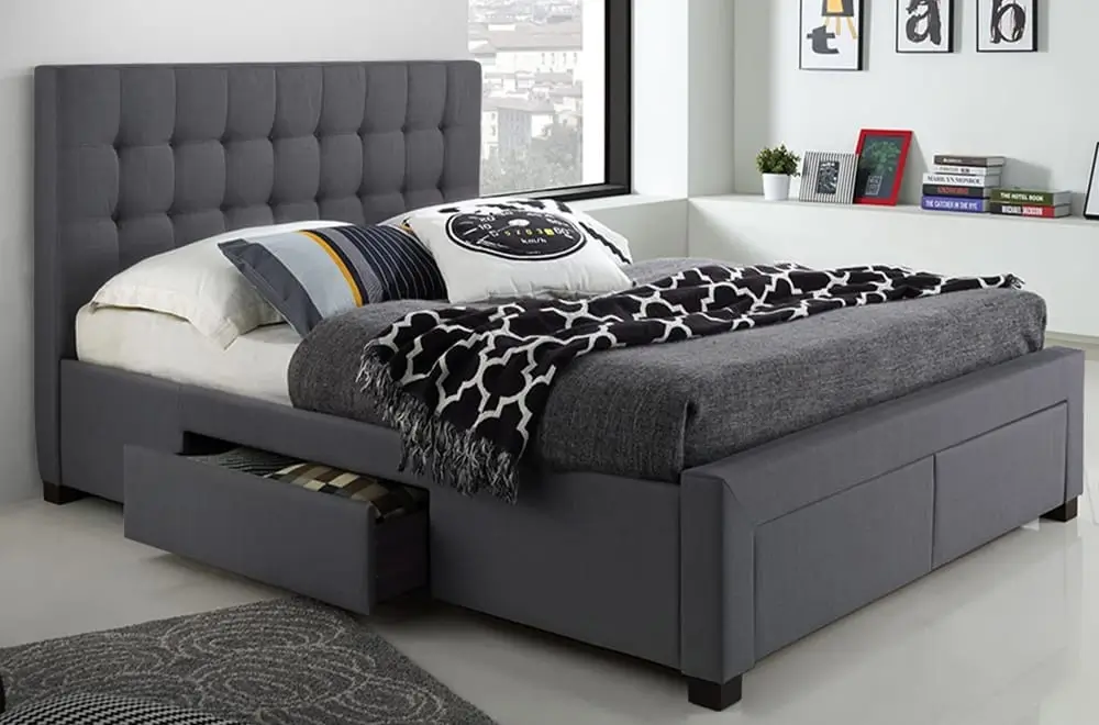 Bed Frame with Drawers