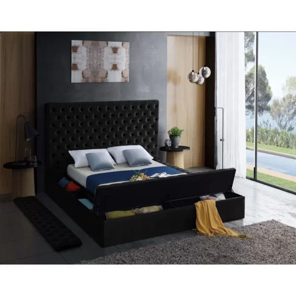 Black Ambassador Storage Bed Frame
