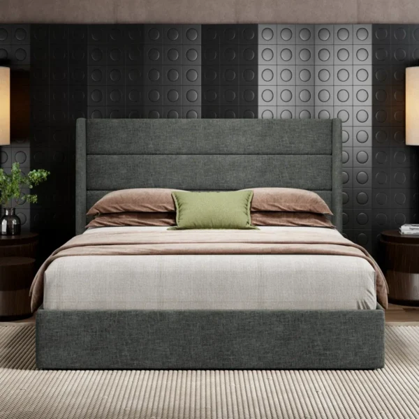 Premium Hydraulic Bed Frame with Storage - Image 5