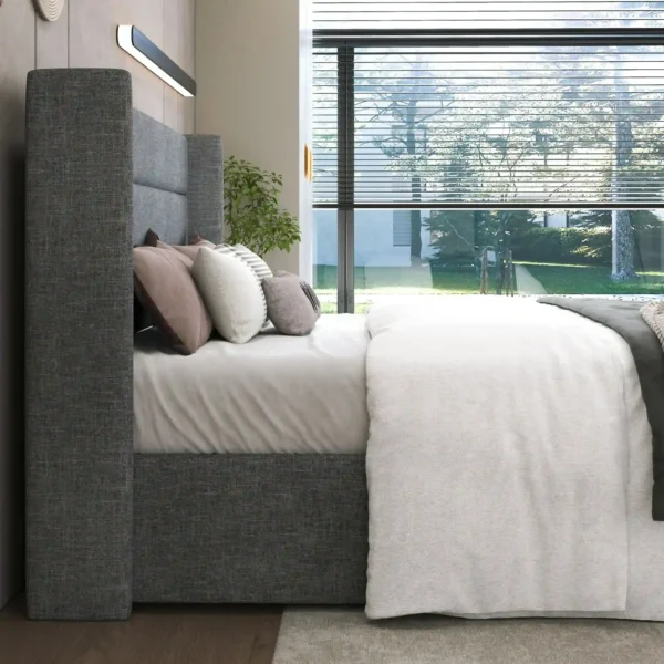 Premium Hydraulic Bed Frame with Storage - Image 4