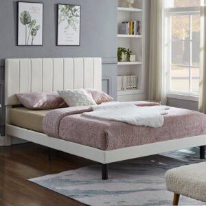 White Platform Vertical Bedframe