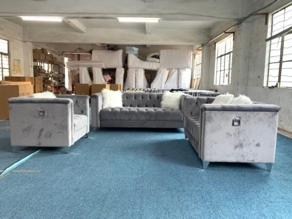 Grey Stationery Sofa Set