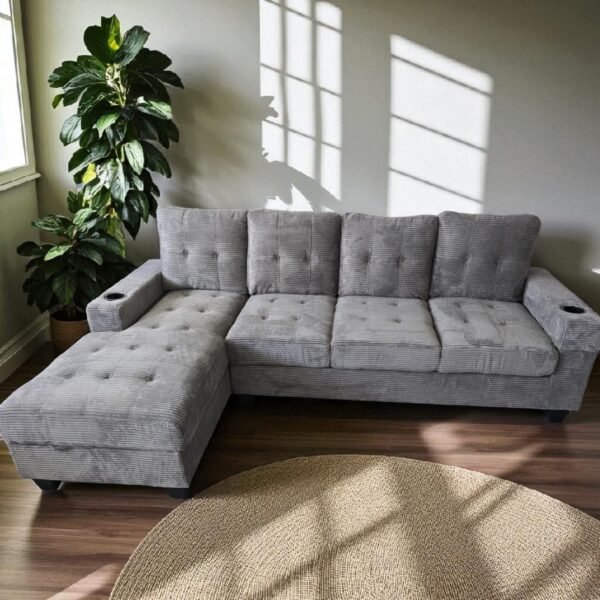 Grey Sectional Sofa Set
