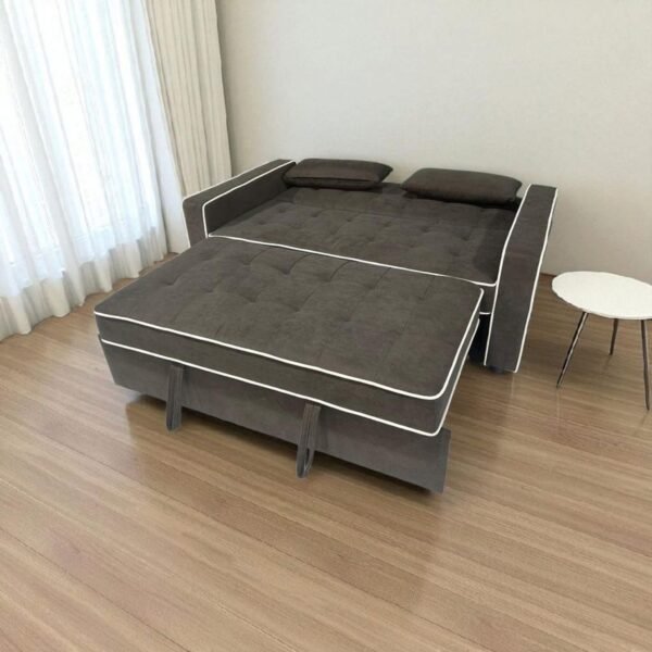 Fabric Storage Sofa Bed - Image 3