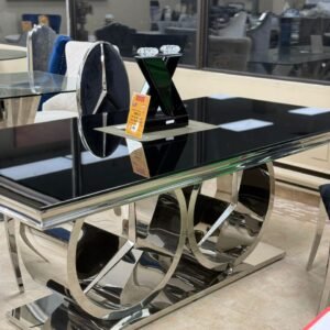 Mercedes Design Marble Dining Set with Chair