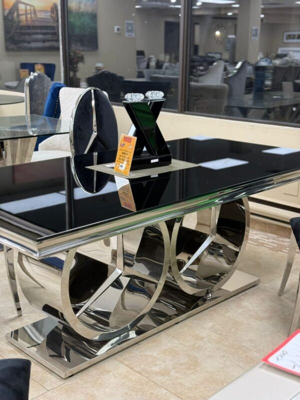 Mercedes Design Marble Dining Set with Chair