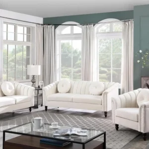 White Sofa Set