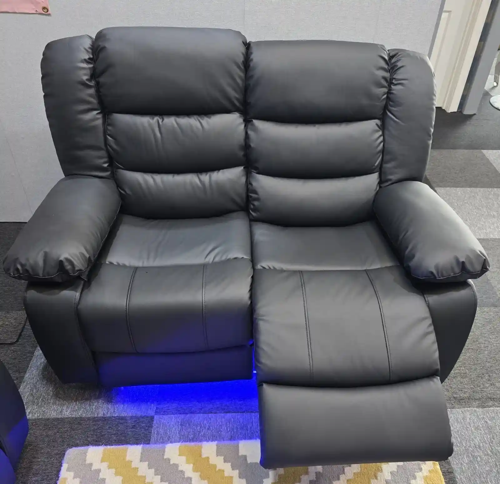 LED Power reclining sofa