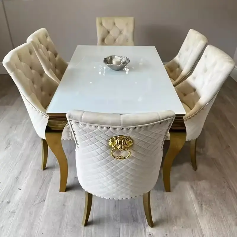 marble dining table set