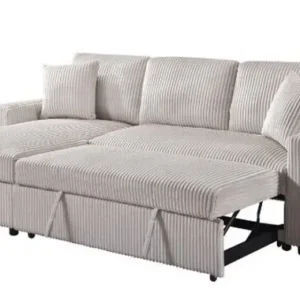 Corduroy Sofa Bed with Storage | Modular Sleeper