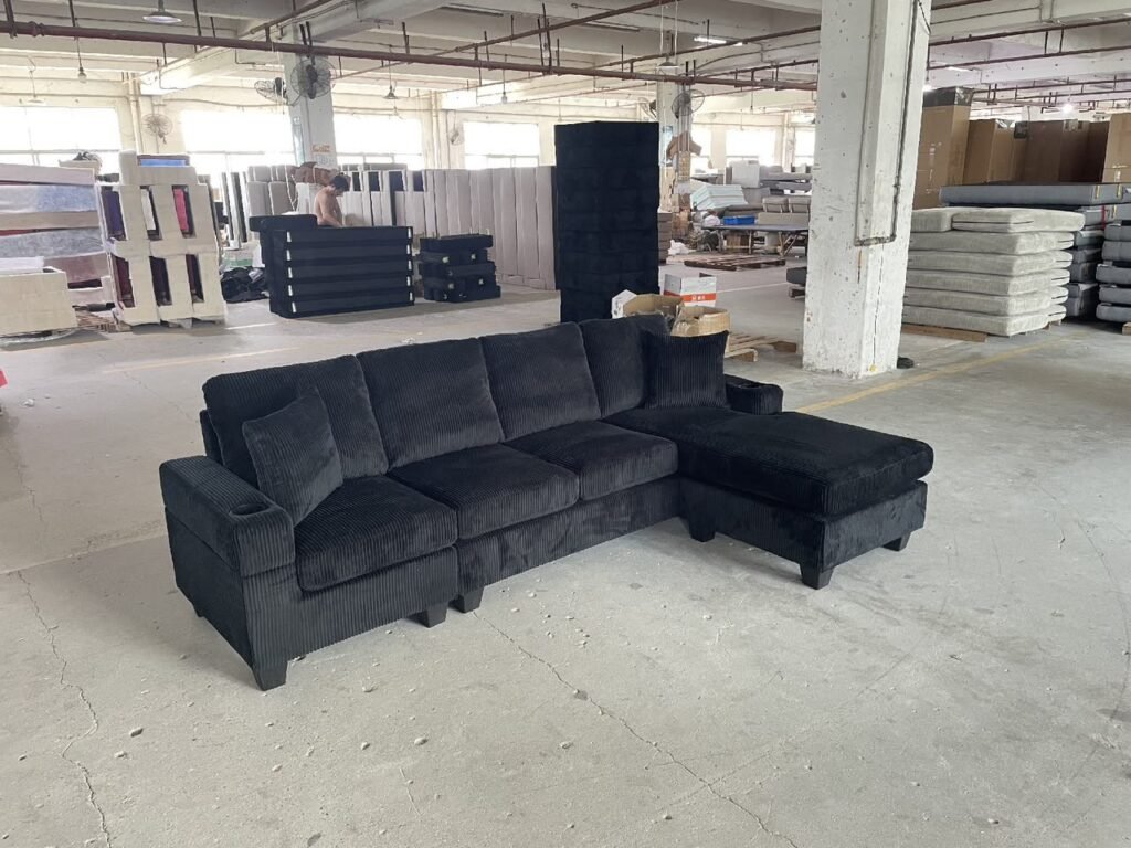 Black Sectional Living Room Set